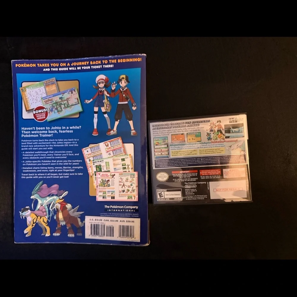 Nintendo Pokémon HeartGold & SoulSilver Guide and Game Set